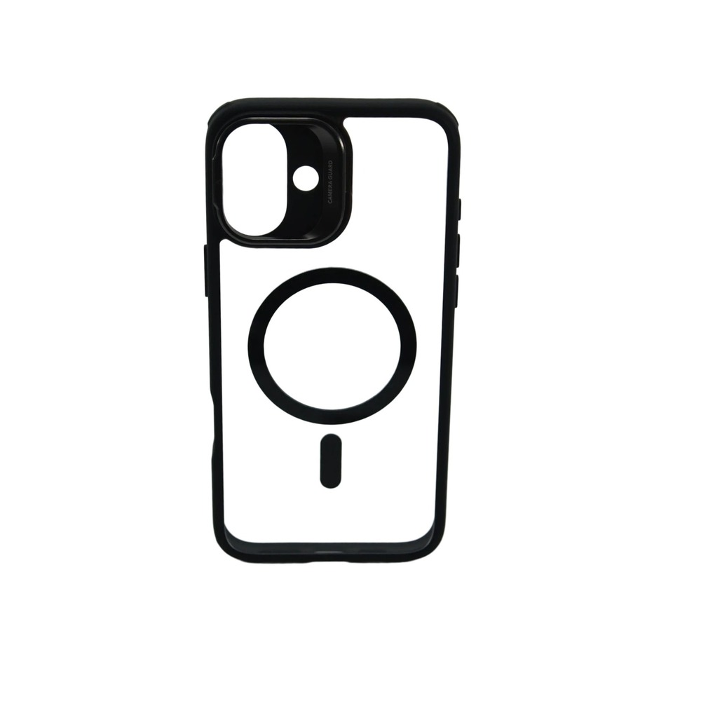 ESR iPhone 16 Plus Case Classic Hybrid Stash Stand MagSafe HaloLock Clear Black